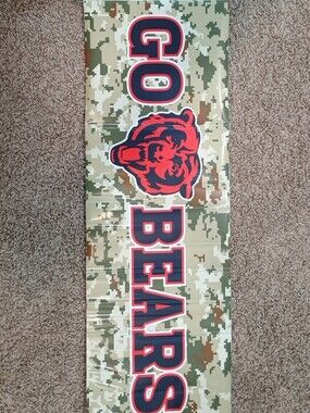 NFL Chicago Bears Camo Banner -